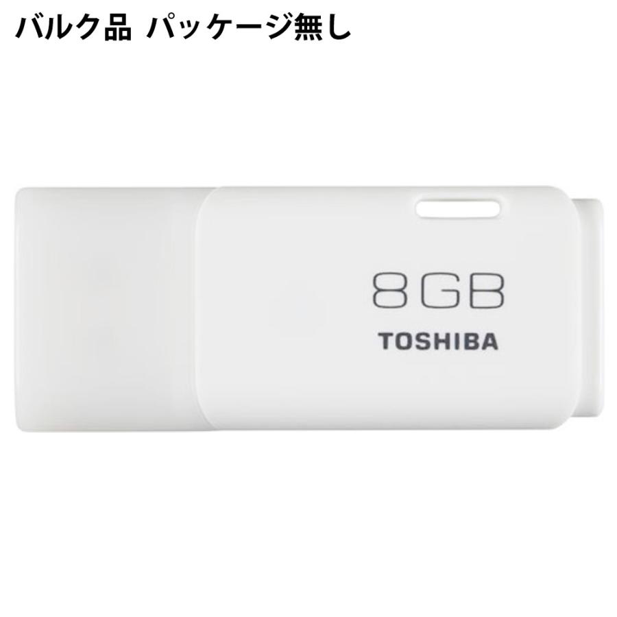 8GB USBメモリー TOSHIBA 東芝 TransMemory TNU-Aシリーズ USB2.0 キャップ式 ホワイト バルク TNU-A008G-BLK ◆メ｜flashmemory