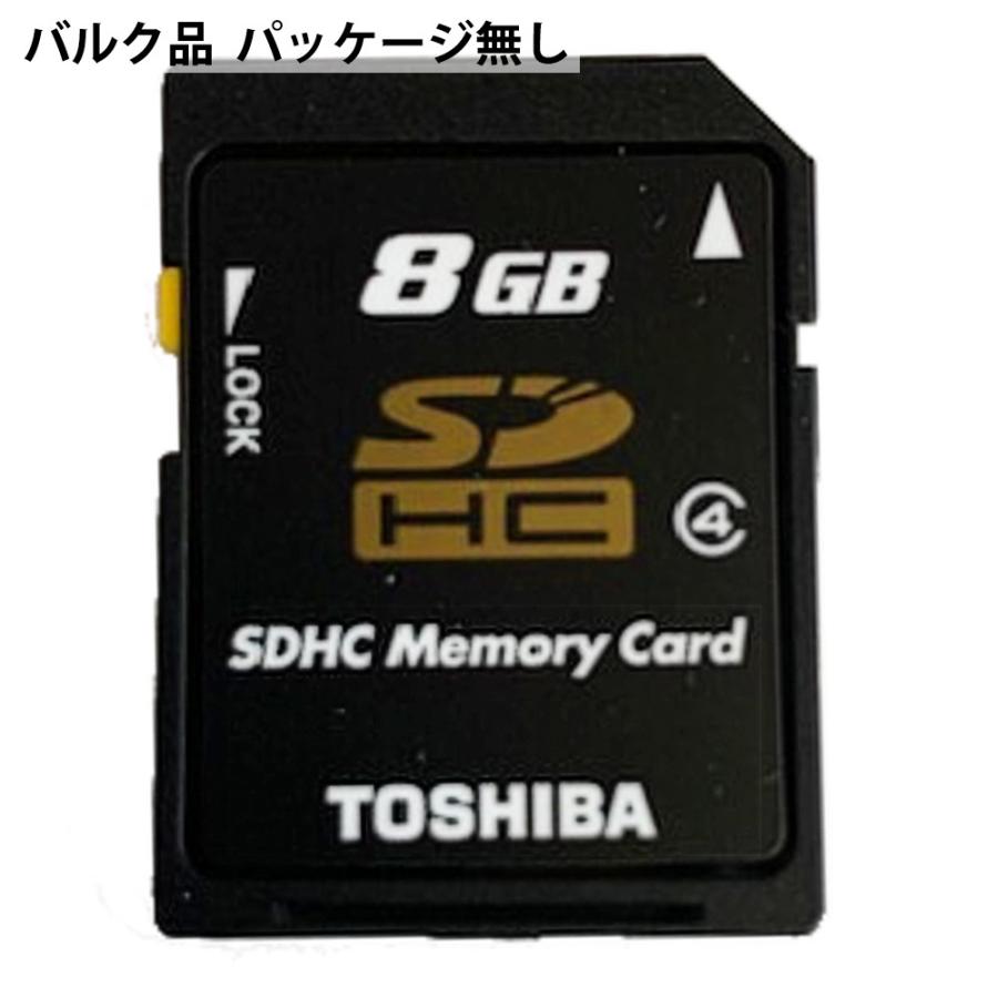 8GB SDHCカード SDカード TOSHIBA 倉 東芝 ミニケース入 現品限り一斉値下げ バルク メ SD-L008G4-BLK CLASS4