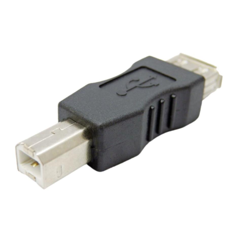 USB変換コネクタ SSA エスエスエー USB2.0データ転送 通電 USB-A(メス)-USB-B(オス) ブラック SUAF-UBMB ◆メ