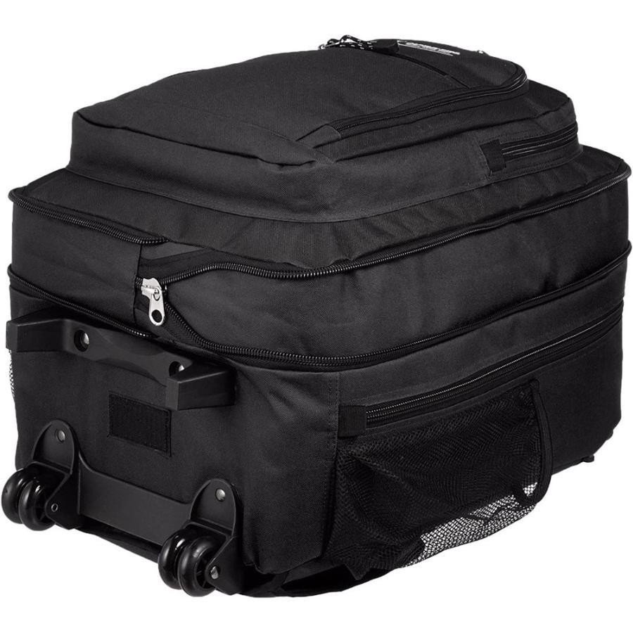 キャリーバッグ 600D 2-3泊対応 CaptainStag キャプテンスタッグ 2wayリュックスタイル(33-48L) マチ幅拡張機能付 高さ55cm 幅34cm ブラック 12420001BK ◆宅 | CAPTAIN STAG | 02