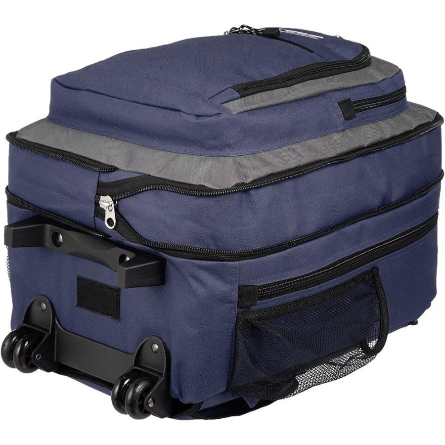 キャリーバッグ 600D 2-3泊対応 CaptainStag キャプテンスタッグ 2wayリュックスタイル(33-48L) マチ幅拡張機能付 高さ55cm 幅34cm ネイビー 12420001NV ◆宅 | CAPTAIN STAG | 02