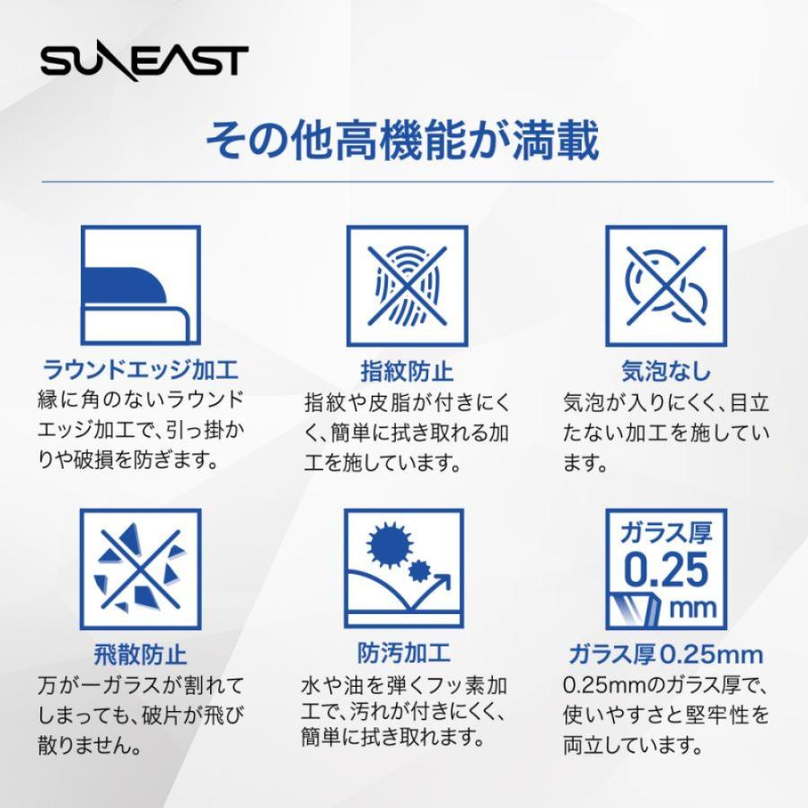 ガラスフィルム iPhone15 6.1インチ 高光沢 SUNEAST サンイースト 硬度10H 指紋 気泡 飛散 キズ防止 撥水撥油 自動吸着 貼り付け簡単 SE-GF2C7611GNN ◆メ | SUNEAST | 03