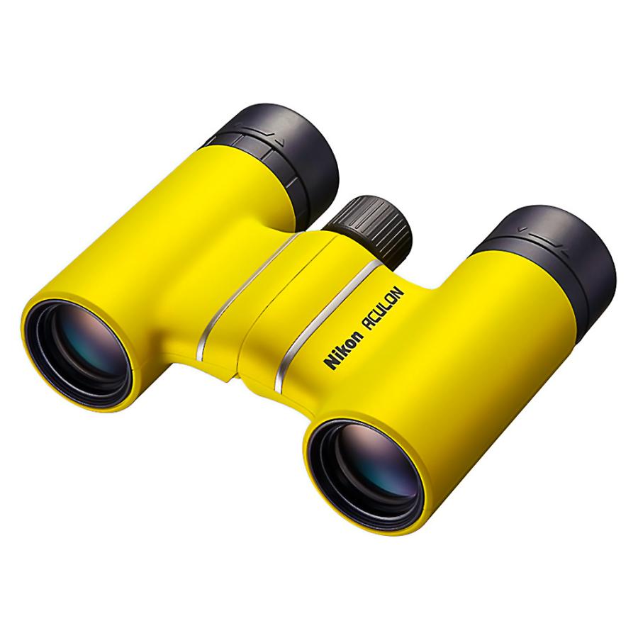 双眼鏡 8倍 ACULON アキュロン T02 8X21 Nikon ニコン 口径21mm ダハプリズム式 多層膜コーティング コンパクト 軽量195g イエロー ACT028X21YL ◆宅 | ACULON