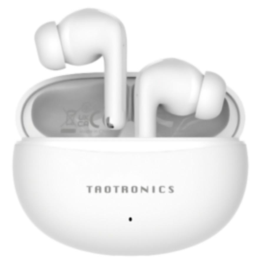 完全ワイヤレスイヤホン TT-BH1118 TaoTronics Bluetooth ノイズキャンセリング 最大30h再生(単体6h) SBC AAC MCSync ホワイト TT-BH1118WH ◆宅 | TaoTronics