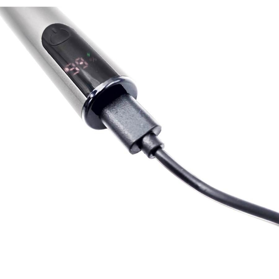 フェイスシェーバー 2in1 まゆ毛 鼻毛カッター うぶ毛 ムダ毛 Vegetable GD商事 USB充電式(Type-C) 残量表示 刃先水洗い可 スリム ブラック GD-FSH2 ◆宅 |  | 02