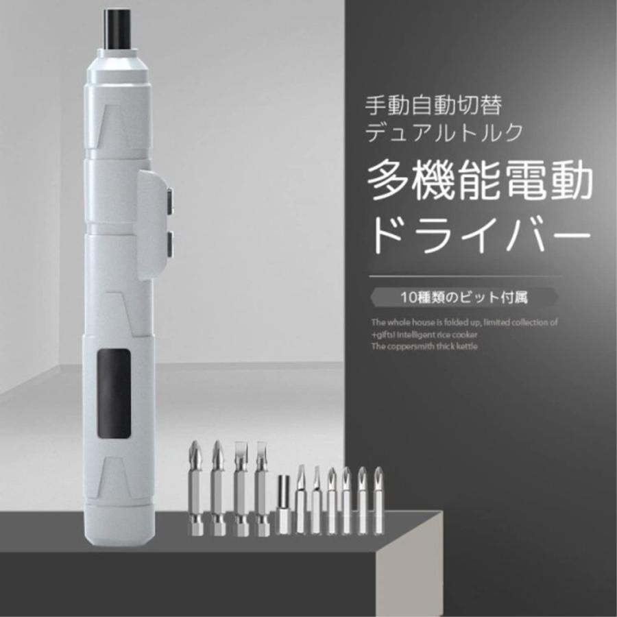電動ドライバー 12P USB充電式 ペン型コンパクト 軽量 バッテリー内蔵 高性能250rpm 3N/m マグネタイザー付 Libra LBR-USB12DR ◆コ | ブランド登録なし