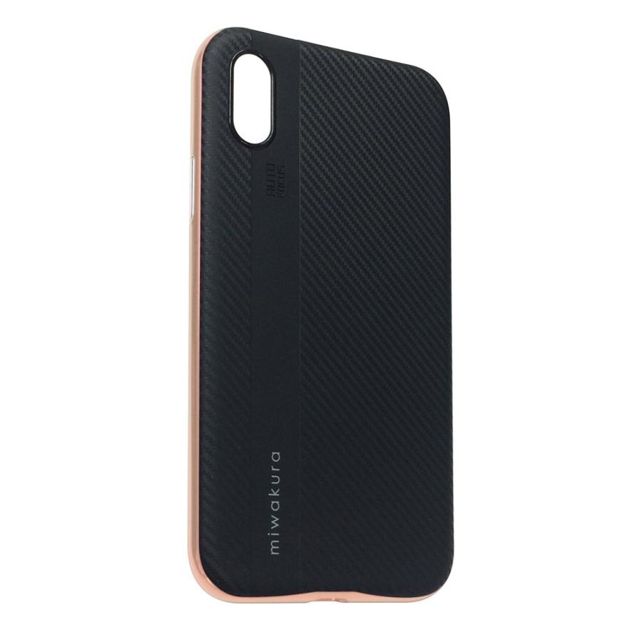 iPhoneX ケース】 miwakura 美和蔵 プロテクトケース METEOR フレーム