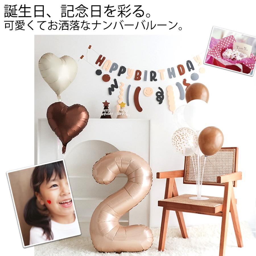 誕生日 バルーン 風船 数字 5 白 バレエ 発表会 ハッピーバースデー 結婚式 飾り付け ナンバー ストロー付 大 32インチ(約80cm) ホワイト MVG-BAL32-W5 ◆メ |  | 01