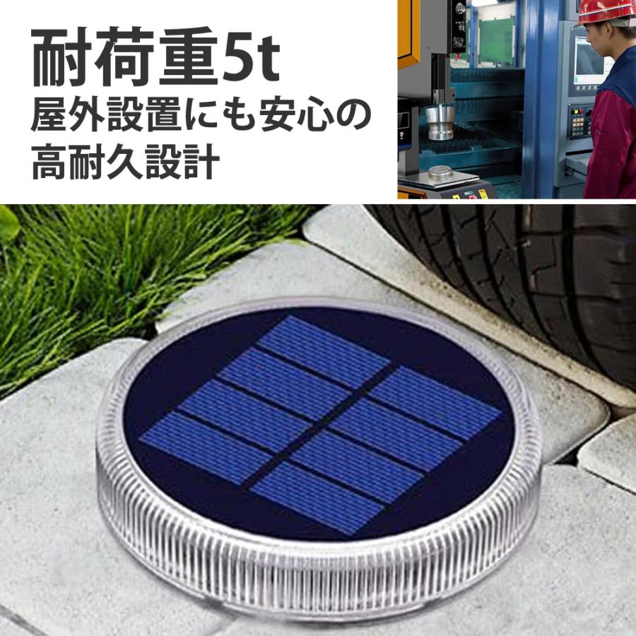 ソーラーライト ガーデンライト 屋外 外構 防犯 間接照明 おしゃれ 電球色 丸形(径11cm) ソーラー充電式 防水IP68 置くだけ 両面テープ付 MLD-SDL1000 ◆メ |  | 03