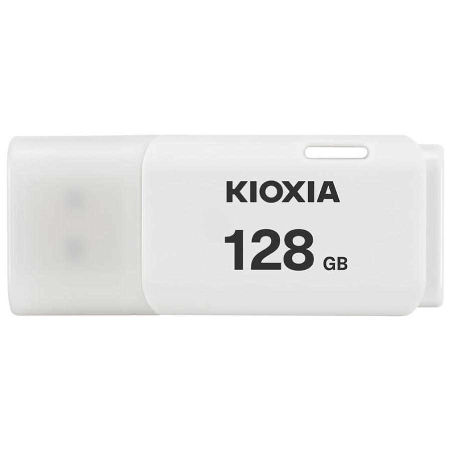 128GB USBメモリ USB2.0 KIOXIA キオクシア TransMemory U202 キャップ式 ホワイト 海外リテール LU202W128GG4 ◆メ｜flashmemory