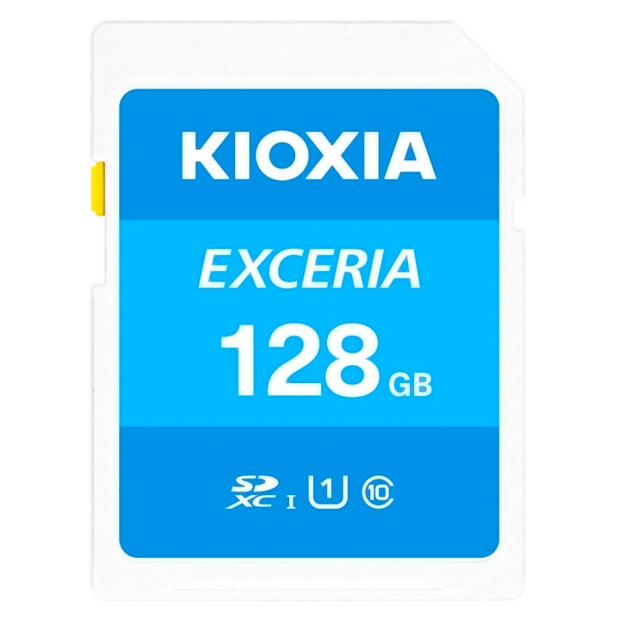 SDカード 128GB SDXCカード KIOXIA キオクシア 旧東芝メモリ EXCERIA Class10 UHS-I U1 R:100MB/s 日本語パッケージ KLNEA128G ◆メ | EXCERIA（KIOXIA）