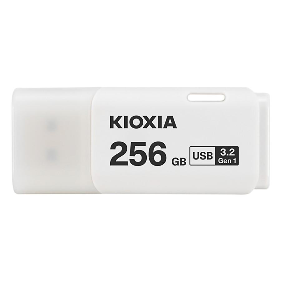 USBメモリ 256GB USB3.2 Gen1(USB3.0) KIOXIA キオクシア TransMemory U301 キャップ式 ホワイト 海外リテール LU301W256GC4 ◆メ | KIOXIA