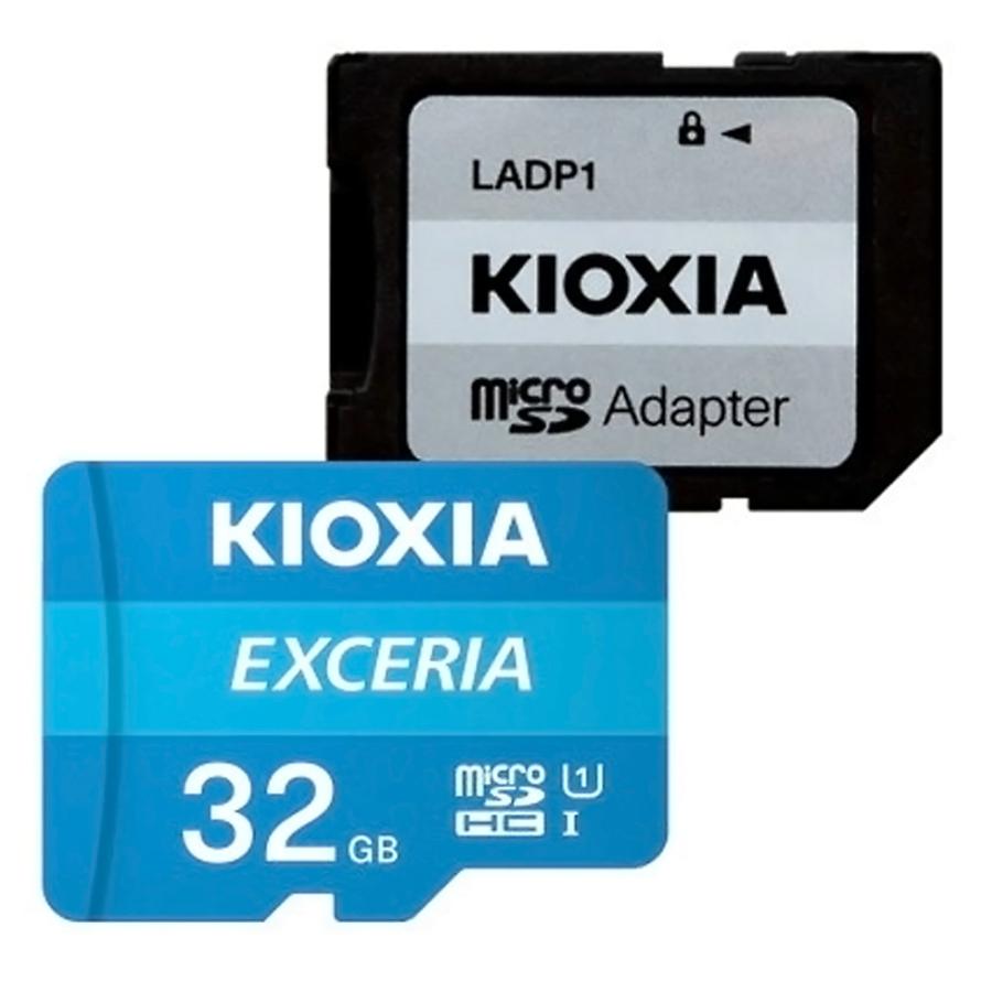 マイクロSDカード 32GB microSDHC EXCERIA KIOXIA キオクシア CLASS10 UHS-I U1 R:100MB/s SDアダプタ付 日本語パッケージ KEMC-A032G ◆メ | EXCERIA（東芝）