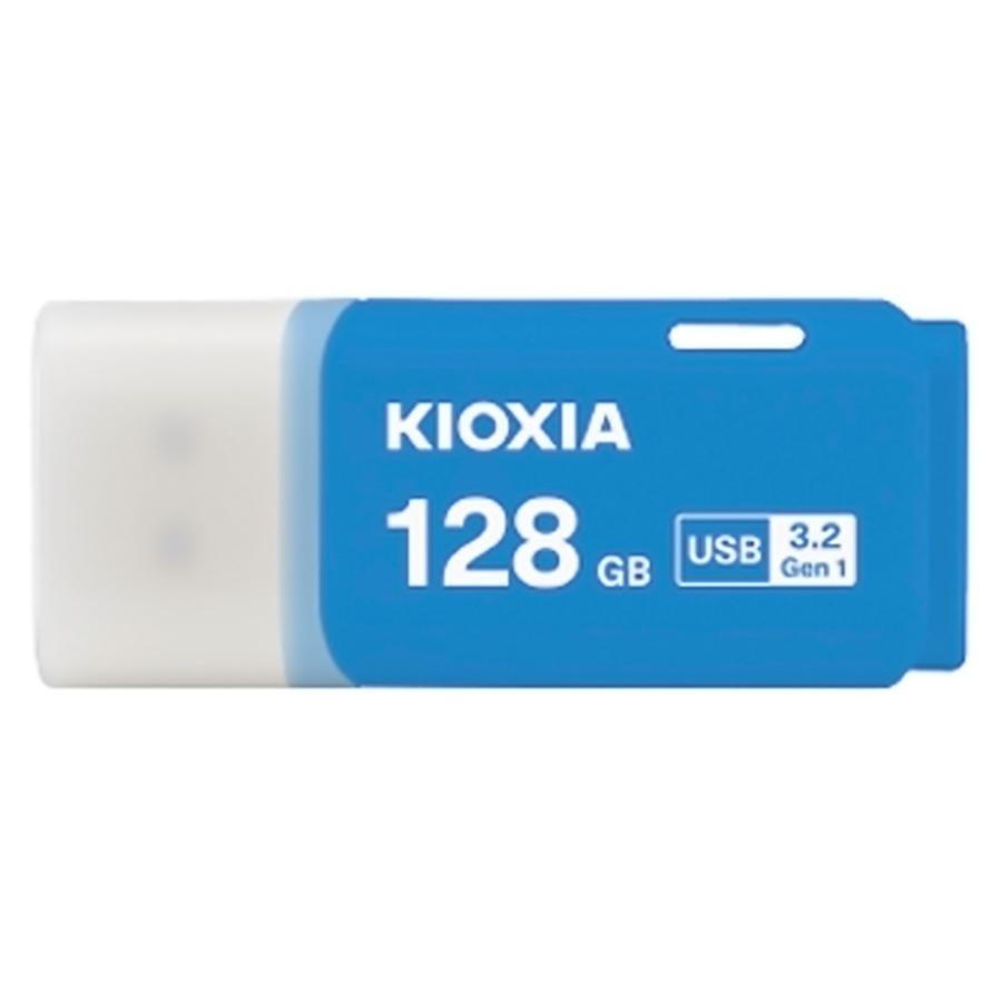USBメモリ 128GB USB3.2 Gen1 USB3.0 KIOXIA キオクシア TransMemory U301 キャップ式 USB-A シンプル 小型 ブルー 海外リテール LU301A128GG4 ◆メ | TransMemory（東芝）