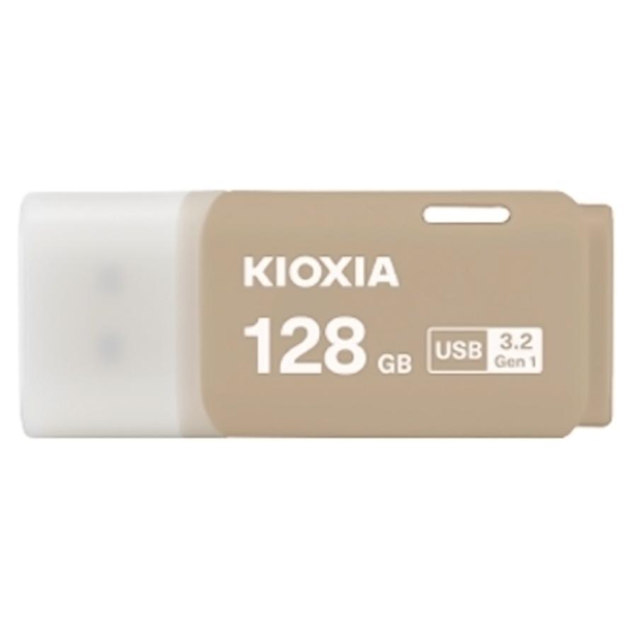 USBメモリ 128GB USB3.2 Gen1 USB3.0 KIOXIA キオクシア TransMemory U301 キャップ式 USB-A シンプル 小型 ウォームグレー 海外リテール LU301C128GG4 ◆メ | TransMemory（東芝）