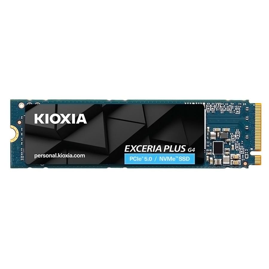 NVMe SSD M.2 2280 2TB KIOXIA キオクシア EXCERIA PLUS G4 内蔵型 PCIe Gen5 x4 R:10000MB/s W:8200MB/s 海外リテール LVD10Z002TG8 ◆宅 | EXCERIA（東芝）