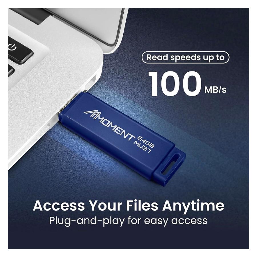 USBメモリ 64GB USB3.2 Gen1 MOMENT モーメント MU37cシリーズ R:70MB/s キャップ式 グリーン 海外リテール MU37C-64GB ◆メ |  | 01