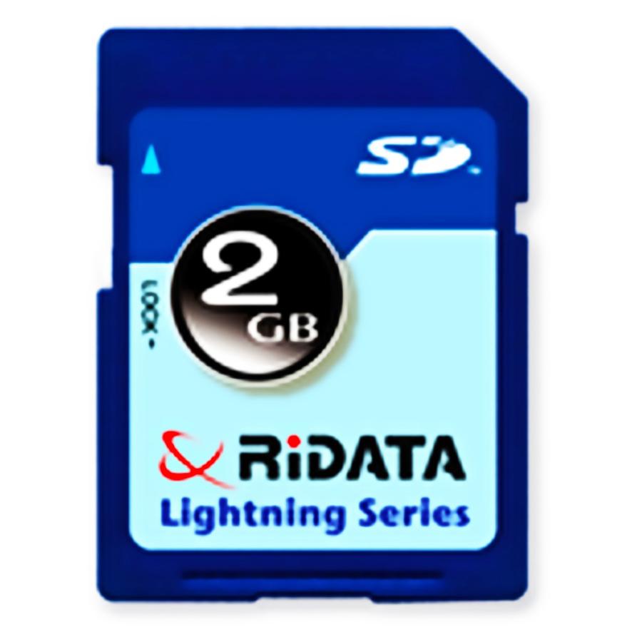 SDカード 2GB SDメモリーカード 低容量SD RiDATA ライデータ 旧型カメラ カーナビ SDHC/SDXC非対応機器に対応 RI-SD002G ◆メ | 