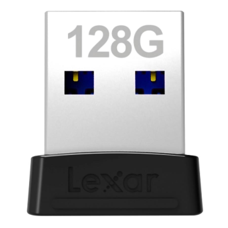 USBメモリ 128GB JumpDrive S47 超小型 Lexar レキサー 高速転送 R:250MB/s USB3.1 Gen1 USB3.0 ブラック 海外リテール LJDS0470128G-BNBNJ ◆メ | Lexar