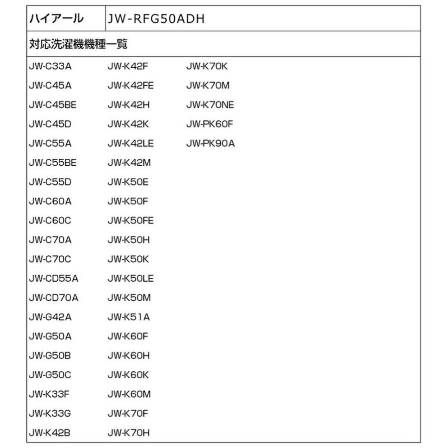 糸くずフィルター JW-RFG50AD 洗濯機用 ハイアール 純正 Haier アクア AQUA用 ELPA エルパ 朝日電機 ゴミ取りネット 交換用 部品 JW-RFG50ADH ◆メ | ELPA | 04
