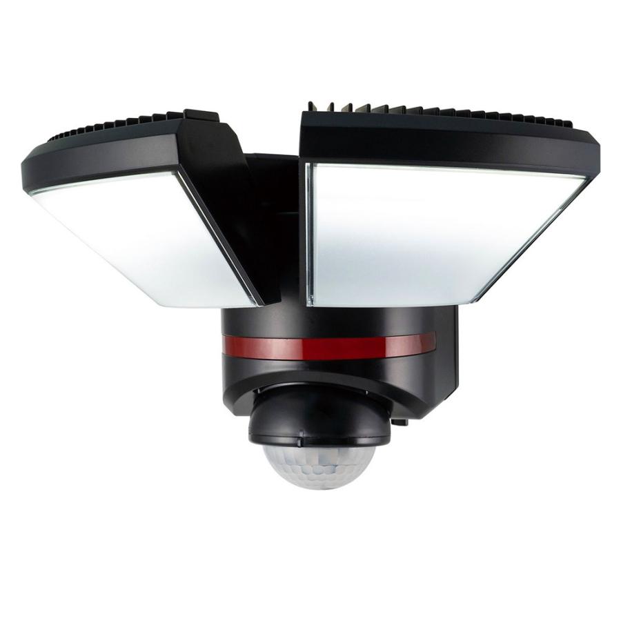 LEDセンサーライト 屋外用 防犯ライト リモコン付 2灯 2000lm ELPA エルパ 朝日電器 防水(IP45 防噴流形) 自動点灯 みまもりモード AC100V ESL-W3002AC ◆宅 | ELPA