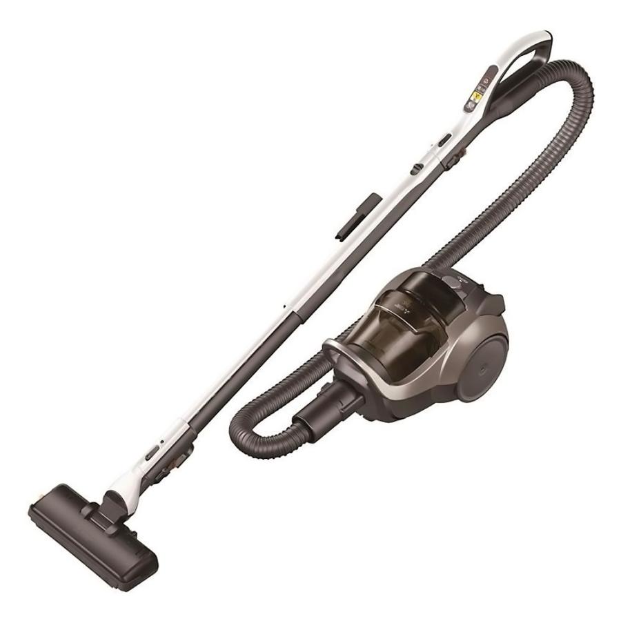 掃除機 サイクロン式クリーナー Be-K ビケイ MITSUBISHI 自走式パワーブラシ コード式 軽量 ハイパワー すみずみブラシ メタルグレー TC-ED2E-H ◆宅 | Be-K