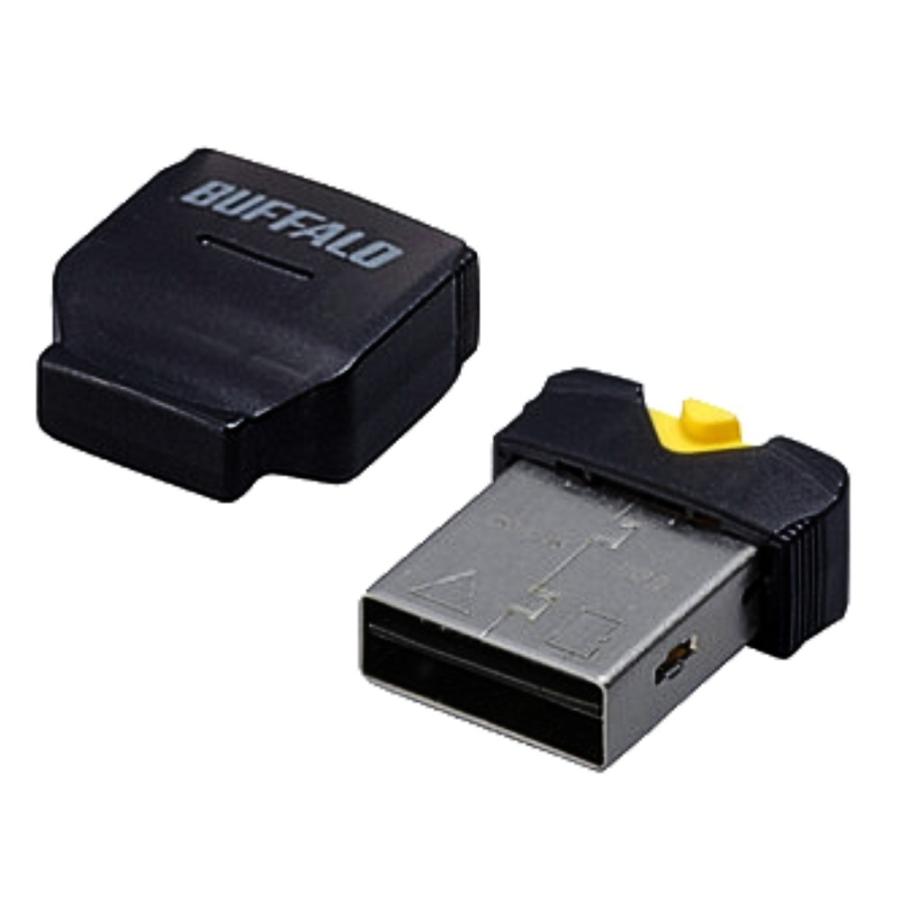 microSDカードリーダーライター USBアダプター iBUFFALO バッファロー USB2.0 最大512GB対応 キャップ/ストラップ