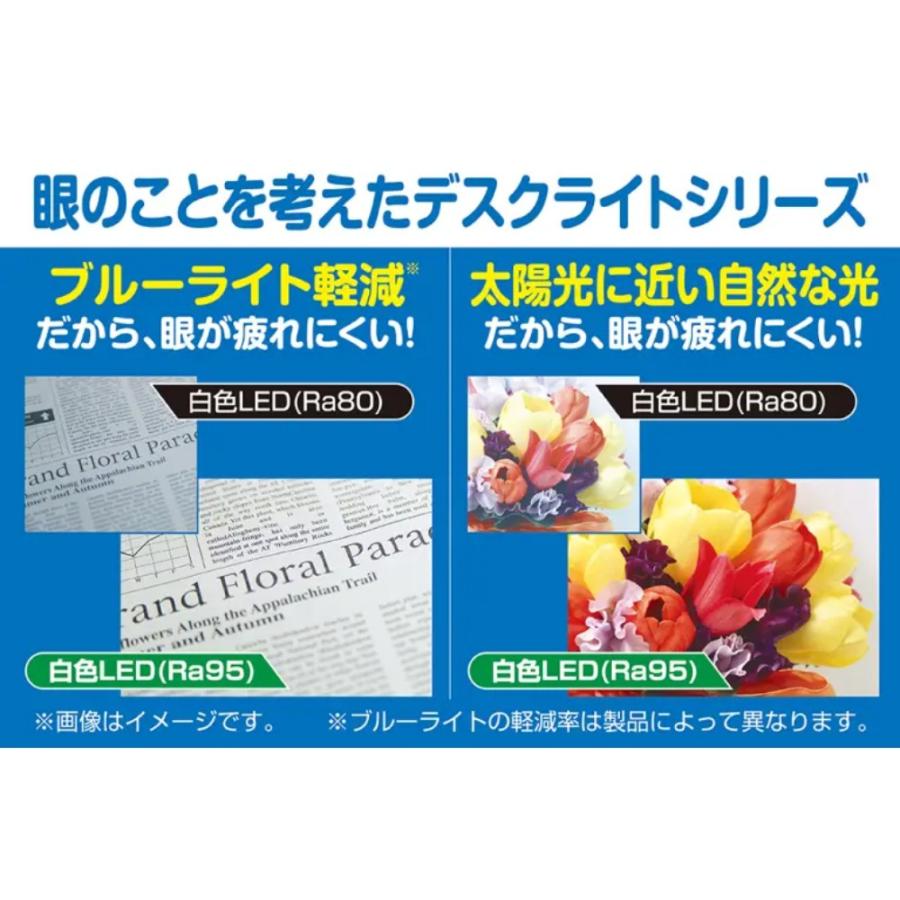 LEDデスクライト ファン付き 卓上 目にやさしい GENTOS Lumillion 明るさ600ルーメン 高演色 3段階調光 ブルーライト軽減 AC電源 ホワイト DK-R114WH ◆宅 | GENTOS | 01
