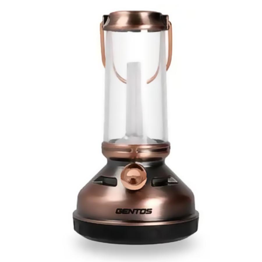 LEDランタン 給電機能付 USB充電式 GENTOS ジェントス Explorer 明るさ300lm 実用点灯8.5h ダイヤル式調光 キャンドルモード 耐塵 防滴 EX-016PB ◆宅 | GENTOS