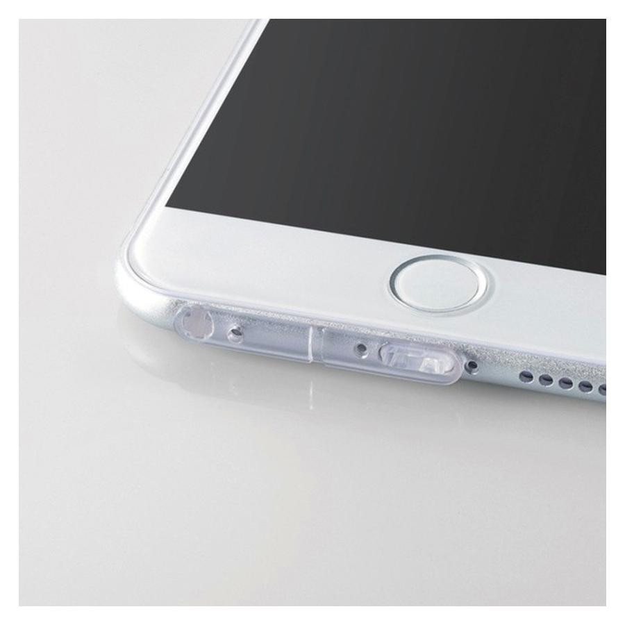 iPhone 6 plus用コネクタキャップ ELECOM エレコム コネクタへのホコリなどの侵入を防ぐ 透明 クリア PM-A14LACACR ◆メ | ELECOM | 01