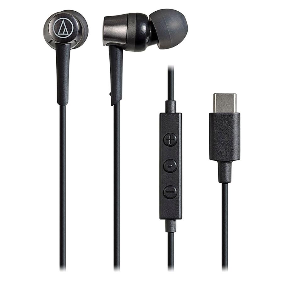 イヤホン 有線 USB Type-C ATH-CKD3C audio-technica オーディオテクニカ 高音質DAC スマホ iPhone Switch2対応 マイク付 ブラック ATH-CKD3C-BK ◆コ | オーディオテクニカ