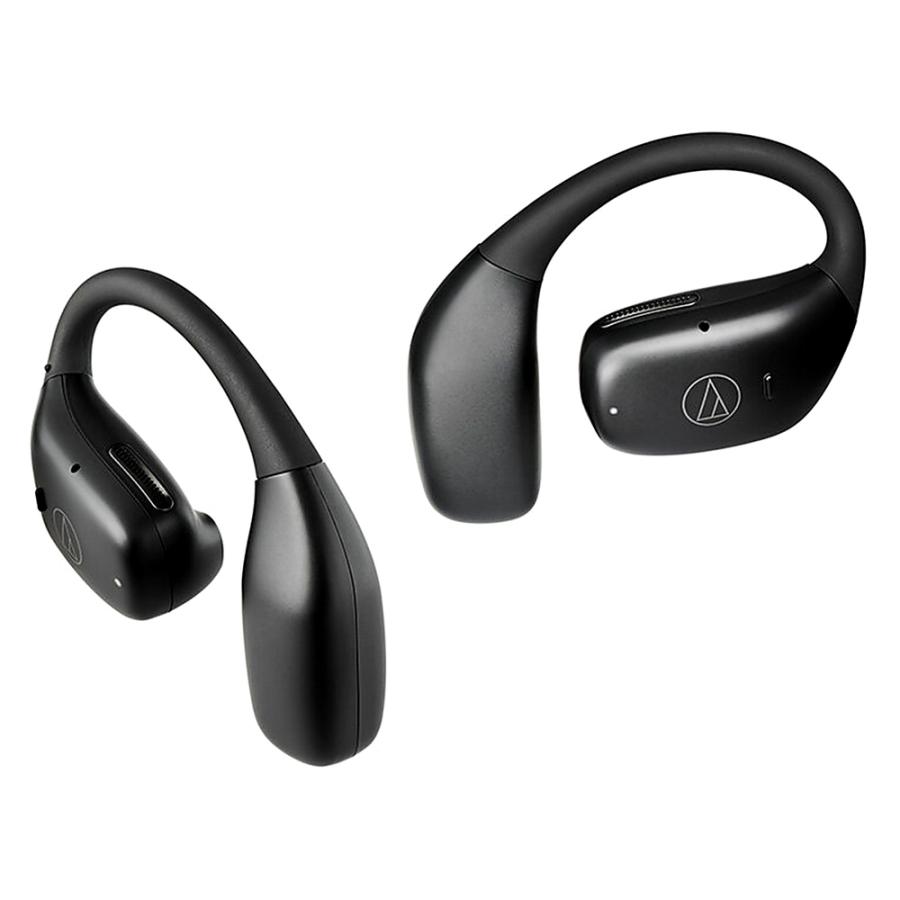 完全ワイヤレスオープンイヤーイヤホン ATH-AC5TW Bluetooth audio-technica オーディオテクニカ 空気伝導 本体13h+ケース併用34h ブラック ATH-AC5TW-BK ◆コ | オーディオテクニカ