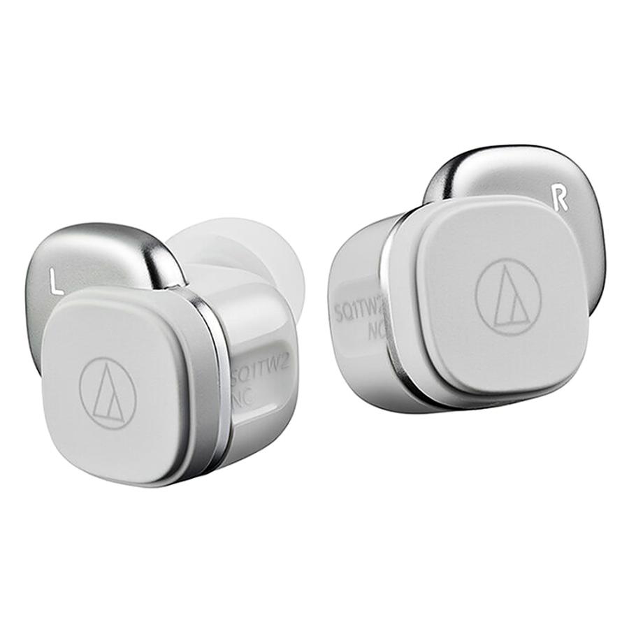 完全ワイヤレスイヤホン ATH-SQ1TW2NC audio-technica オーディオテクニカ Bluetooth ノイキャン 最大22.5h再生 SBC AAC グレー ATH-SQ1TW2NC-GY ◆宅 | オーディオテクニカ