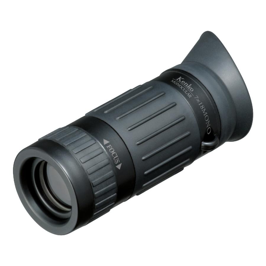 単眼鏡 7倍 口径18mm 7×18 対物フォーカスタイプ Kenko ケンコー・トキナー 軽量50g コンパクト＆軽量ボディ ブラック 7X8TF ◆宅 | ケンコー・トキナー