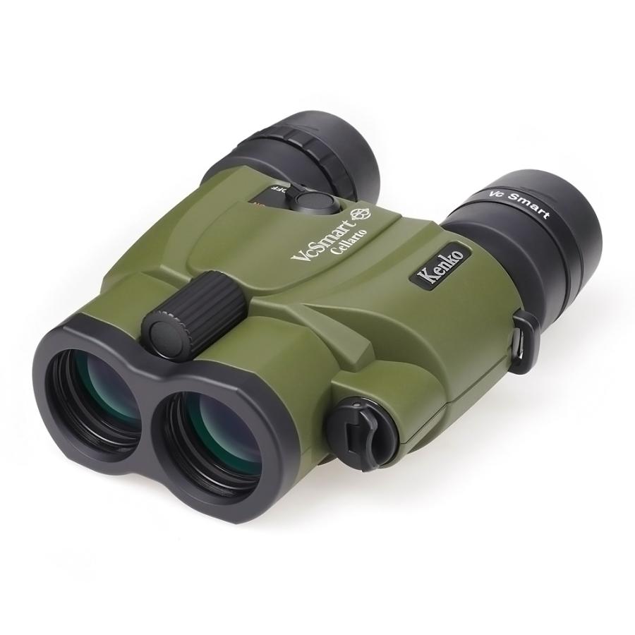 防振双眼鏡 防水 VCスマート セラート 10×30 Cellarto WP 倍率10倍 Kenko ケンコートキナー 30mm径 手ブレ補正機能 グリーン VCSMART10X30CELLWP ◆宅 | ケンコー・トキナー