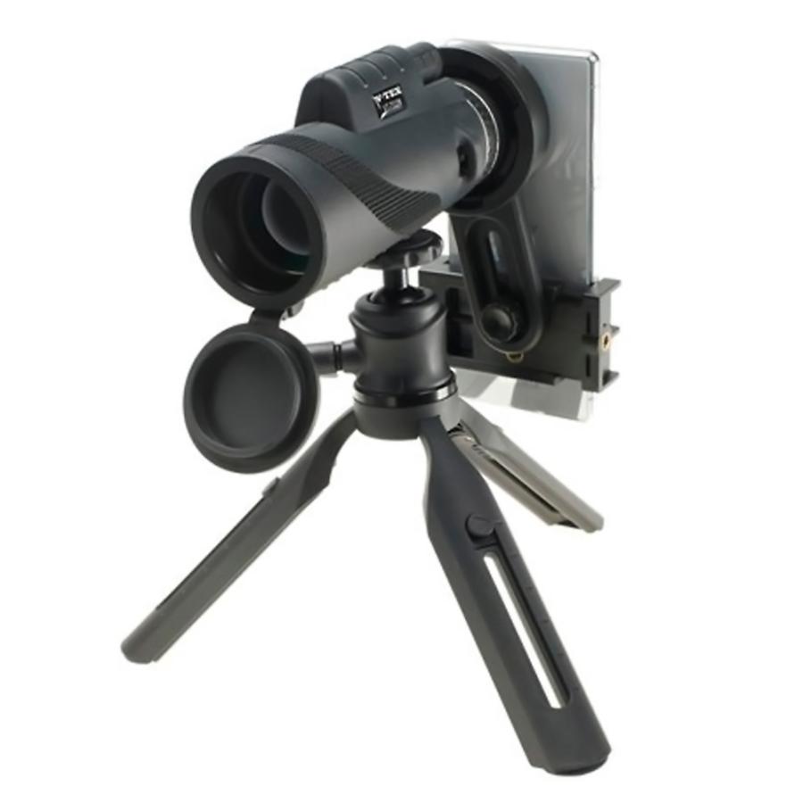 単眼鏡 V-TEXスコープセット 7.5倍 大口径32mm Kenko ケンコートキナー 野鳥 自然 観察 スマホ撮影 5段式三脚 スマホアダプタ付 ブラック V-TEX-7532M ◆宅 | ケンコー・トキナー