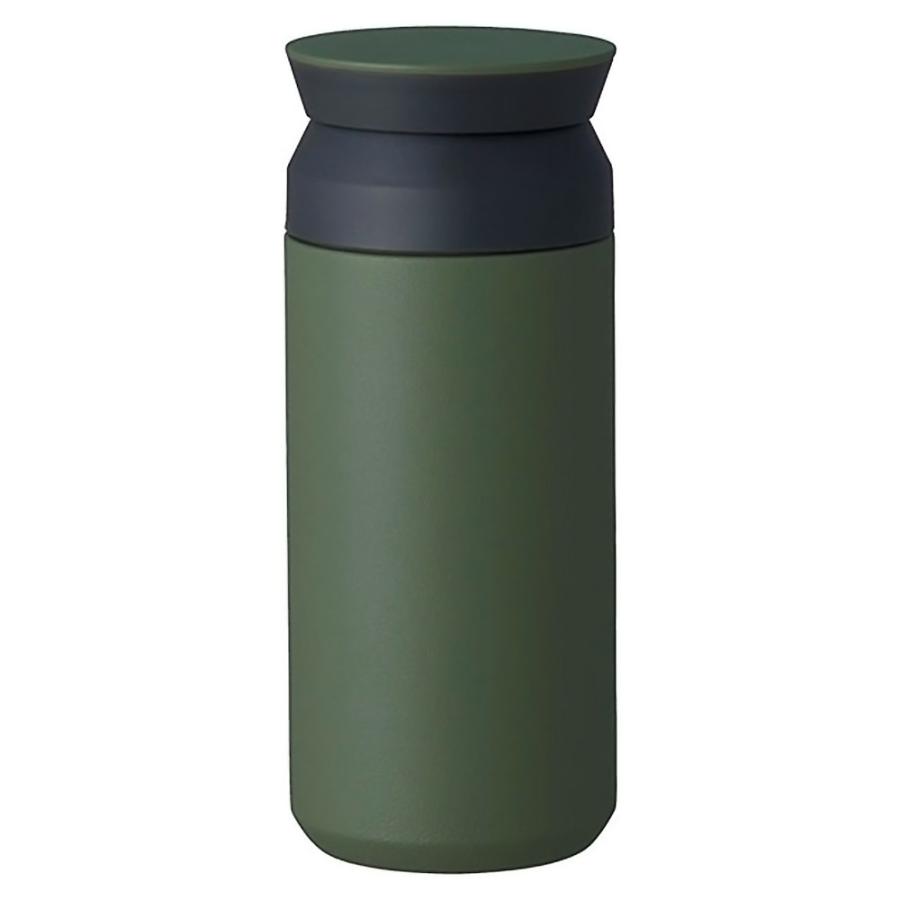 水筒 マグボトル トラベルタンブラー 350mL KINTO ステンレスボトル 蓋付き 保冷保温 魔法瓶 大人 子供 アウトドア おしゃれ アッシュグリーン 20927 ◆宅 | KINTO