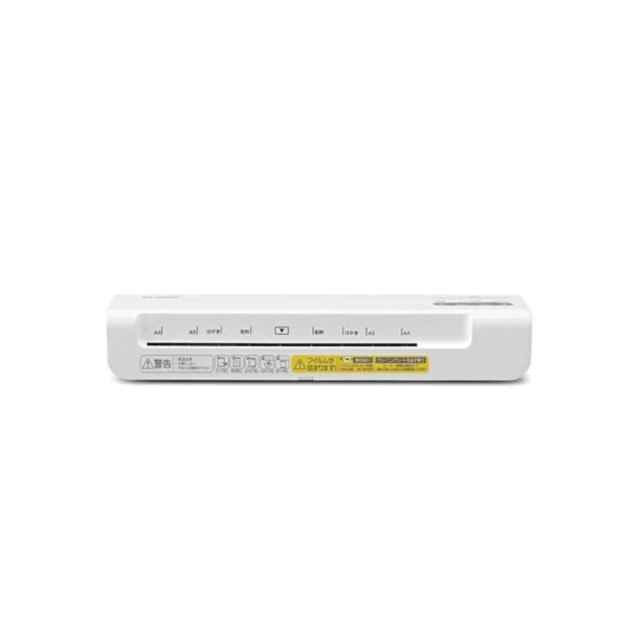 ラミネーター KLM42X A4 IRIS OHYAMA アイリスオーヤマ 2本ローラー ウォームアップ90秒 オートオフ機能 フリーレバー付 AC電源 ホワイト KLM42X ◆宅 | IRIS OHYAMA | 01
