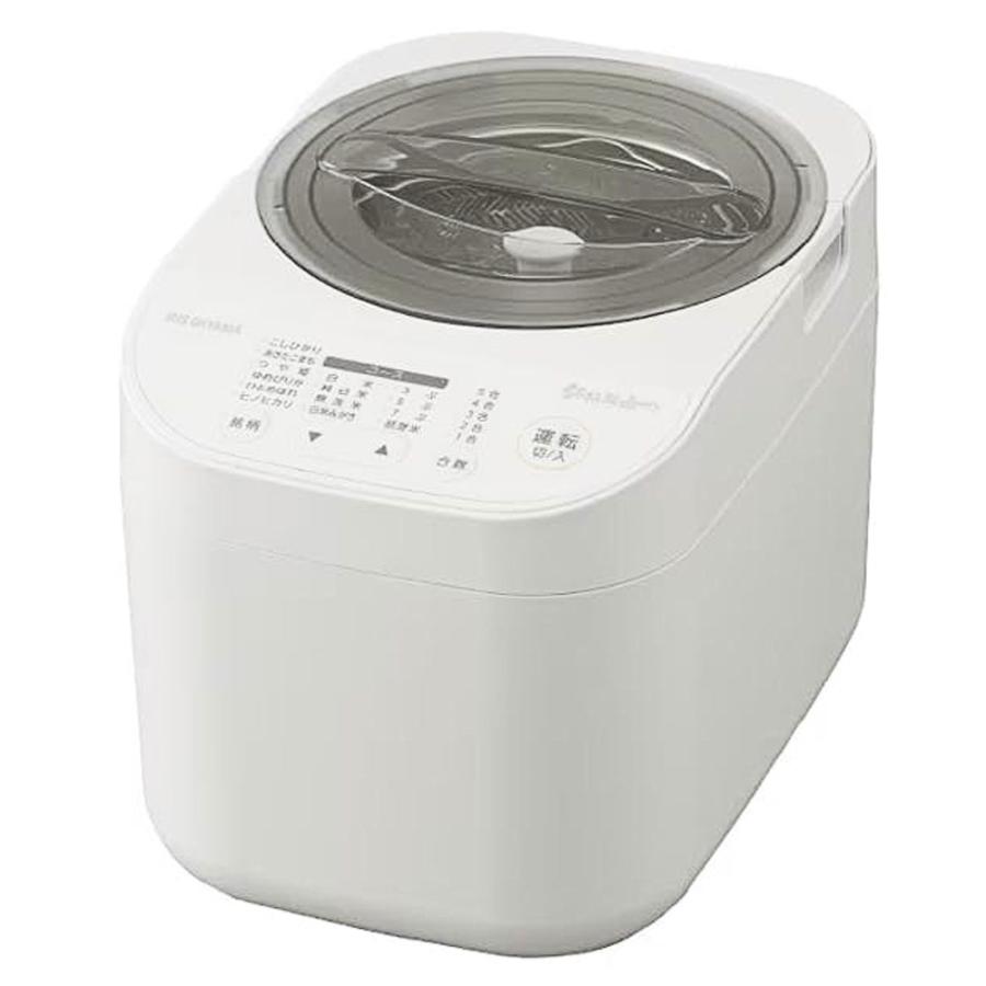 精米機 銘柄純白づき RCI-C5-C 家庭用 5合 IRIS OHYAMA アイリスオーヤマ 連続精米 スピード精米 白米 無洗米 40銘柄対応 AC電源 アイボリー RCI-C5-C ◆宅 | IRIS OHYAMA
