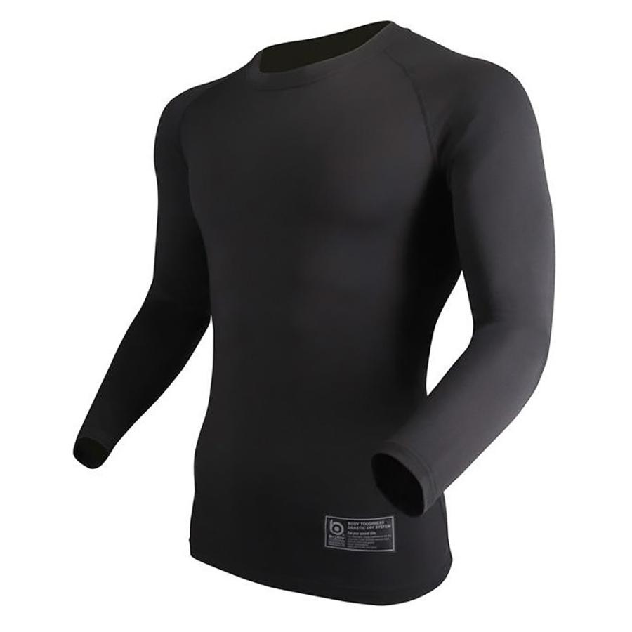 クルーネックシャツ ドラスティックドライ ロングスリーブ JW-582 ブラック Mサイズ OTAFUKU手袋 オールシーズン用 吸水速乾 メンズ JW-582-11-M ◆メ | BODY TOUGHNESS