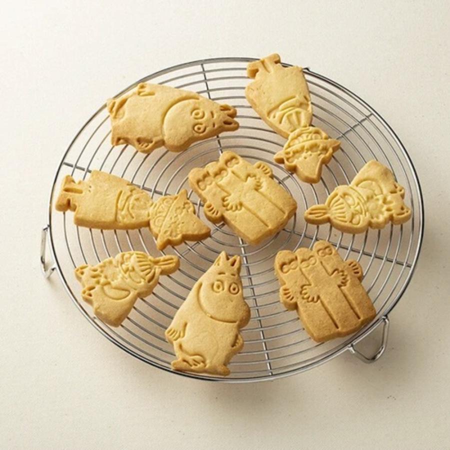 スタンプクッキー型 押し型 4個セット ムーミン SKATER  可愛い 子供 こども 4種 ムーミントロール スナフキン リトルミィ ニョロニョロ 55087-4-CSM1 ◆メ | スケーター | 01