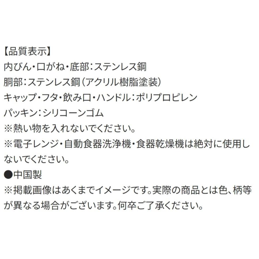 水筒 ハンドル付ワンプッシュダイレクトステンレスボトル 800ml 0.8L SKATER 直飲み 保冷専用 氷 アイスボトル ステンレス製 ブラック 596674-STD8H ◆宅 | スケーター | 03