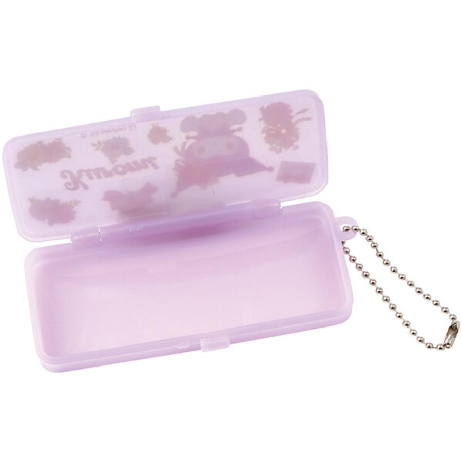 絆創膏ケース 綿棒 歯間ブラシ お薬入れ クロミ ウォーターペイント SKATERこども かわいい 携帯用 内寸96×36×10mm ボールチェーン付 618024-ZBMLC1 ◆メ | スケーター | 01