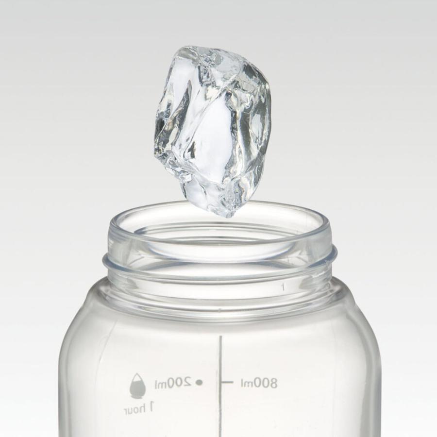 水筒 miffy ミッフィー ドリンクマーカーボトル 1L SKATER 直飲み 水分補給 容量1000ml 透明 目盛り キャップロック 底カバー ハンドル付 649073-PDMK10 ◆宅 | スケーター | 01