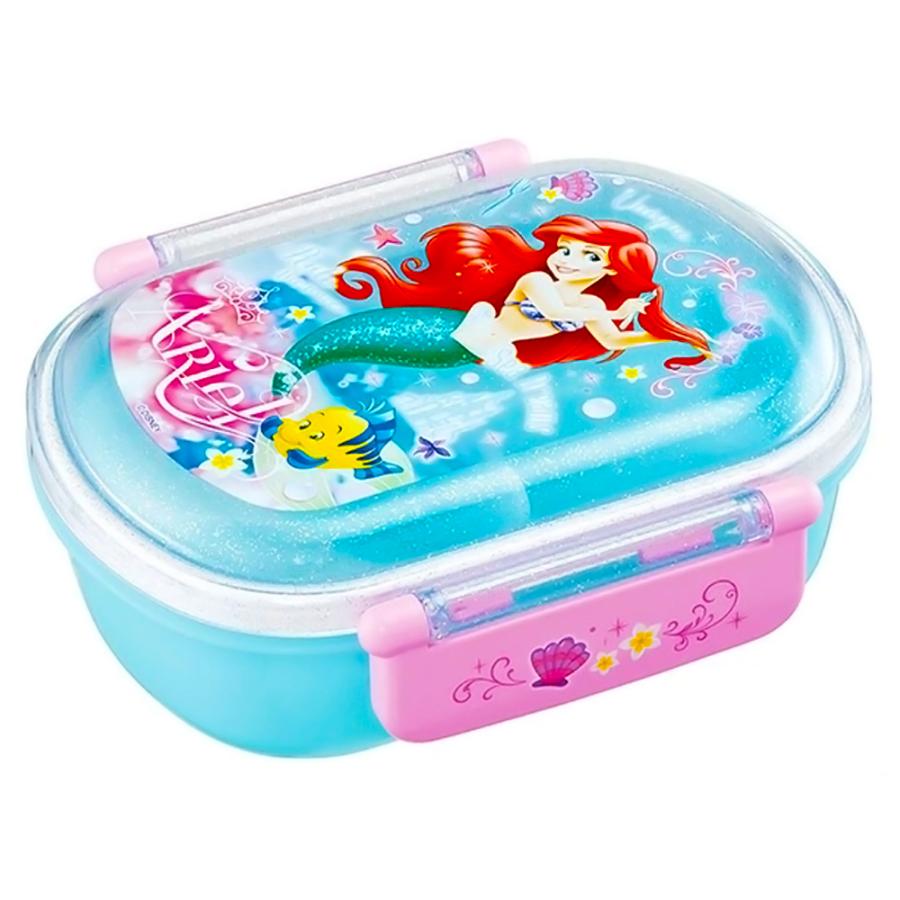 弁当箱 ふわっとフタタイトランチボックス小判 アリエル 24 ディズニー SKATER キッズ 女の子 抗菌 容量360ml 食洗機/電子レンジ対応 658938-QAF2BAAG ◆宅 | スケーター