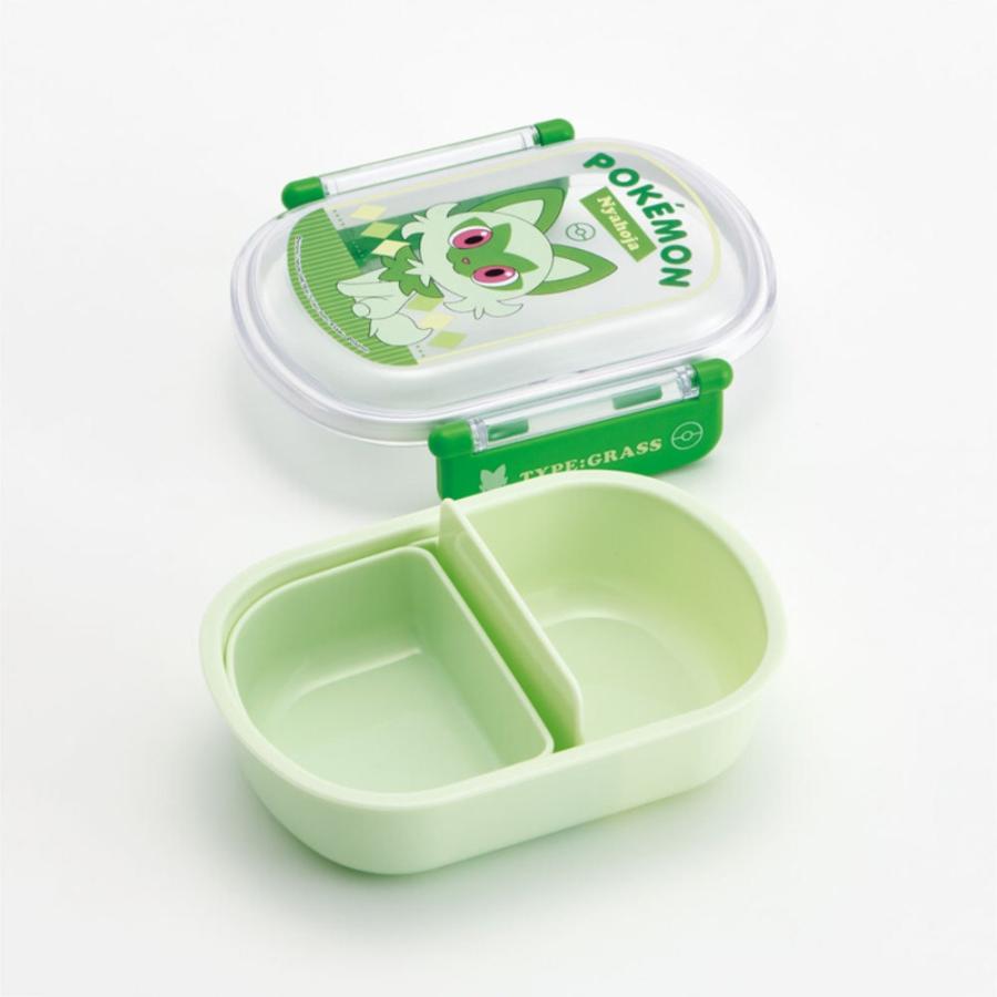 弁当箱 ふわっとフタタイトランチボックス小判 ニャオハ SKATER スケーター 子供 こども キッズ 抗菌 容量360ml 食洗機/電子レンジ対応 661365-QAF2BAAG ◆宅 | スケーター | 01