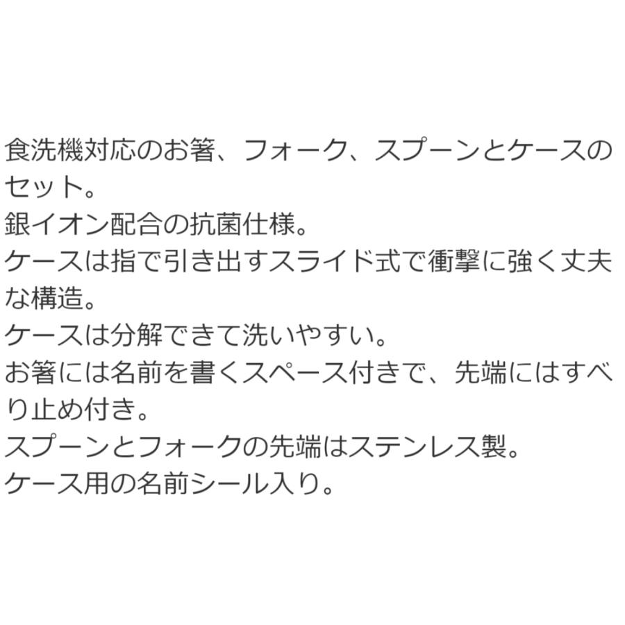 弁当用箸 トリオセット ニャオハ ポケットモンスター 箸16.5cm/スプーン・フォーク13cm SKATER こども スライド式 名前シール付 661396-TACC2AG ◆メ | スケーター | 02