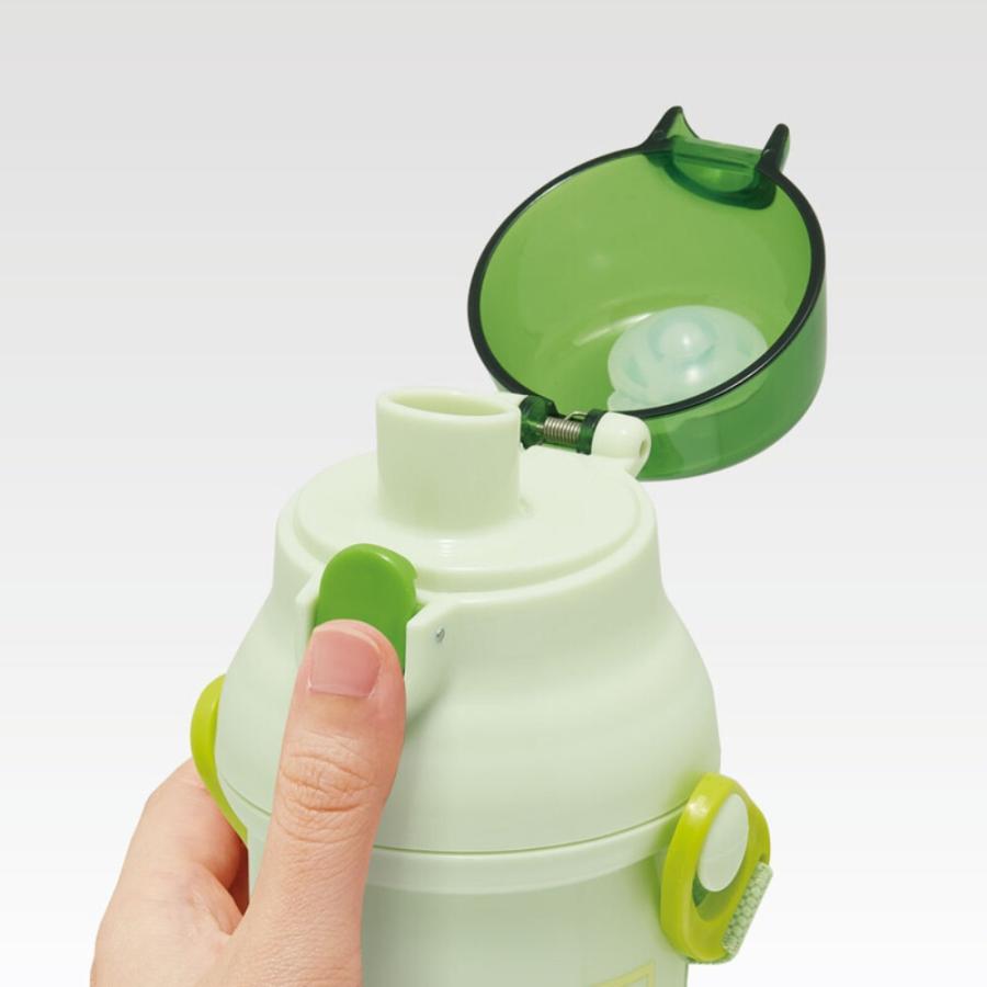 水筒 直飲みプラワンタッチボトル ニャオハ ポケットモンスター SKATER  子供 キッズ ワンプッシュ式 容量480ml 食洗機対応 超軽量 661402-PSB5SANAG ◆宅 | スケーター | 01