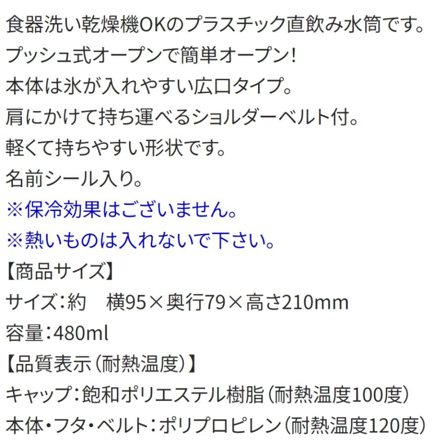 水筒 直飲みプラワンタッチボトル ニャオハ ポケットモンスター SKATER  子供 キッズ ワンプッシュ式 容量480ml 食洗機対応 超軽量 661402-PSB5SANAG ◆宅 | スケーター | 02