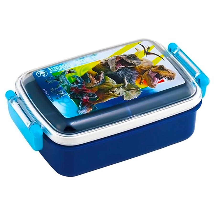弁当箱 ふわっとフタタイトランチボックス角型 ジュラシック・ワールド 24 子供 キッズ 抗菌 容量450ml 食洗機/電子レンジ対応 663277-RBF3ANAG ◆宅 | スケーター